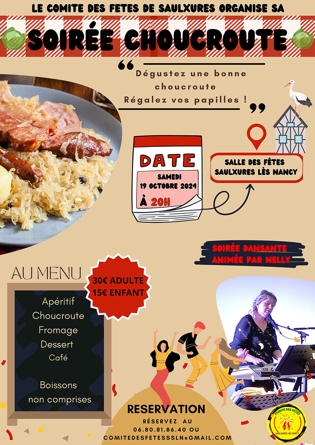 Soirée Choucroute Octobre 2024